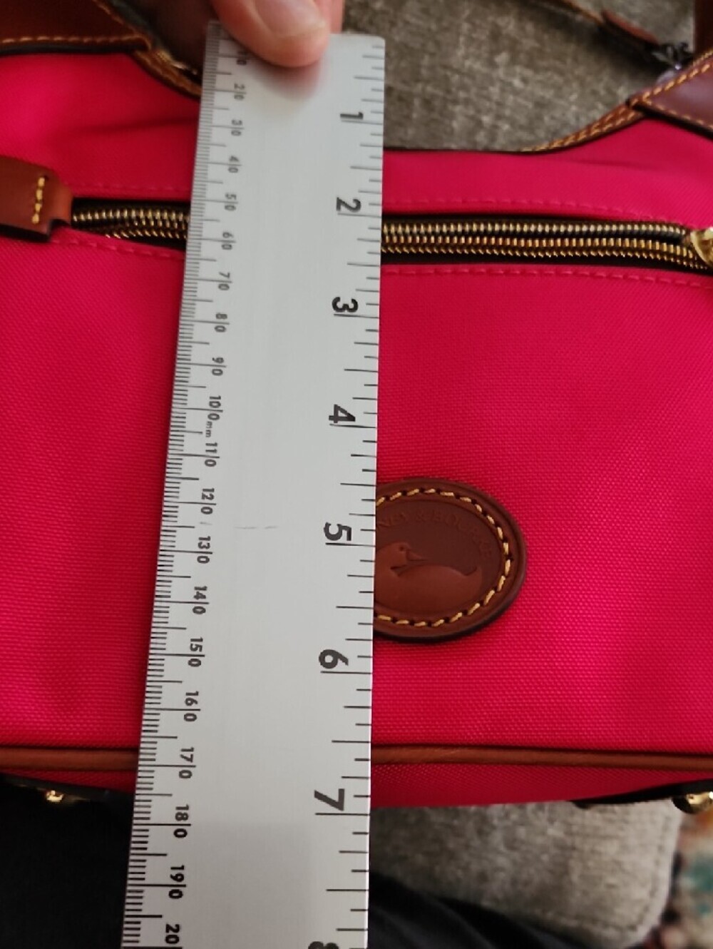 NWT Dooney & Bourke Pink Nylon Mini Hobo Bag Y2K Preppy Purse - Picture 9 of 14